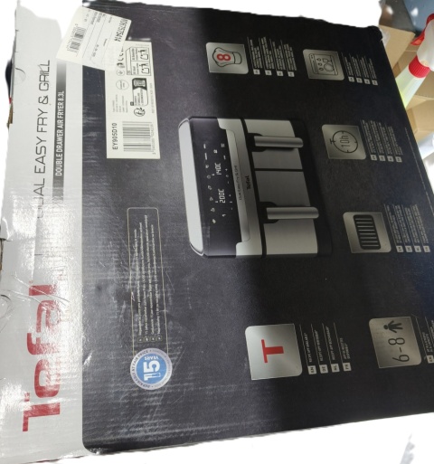 AIR FRYER Frytownica beztłuszczowa TEFAL EY905D10 DUAL EASY FRY & GRILL