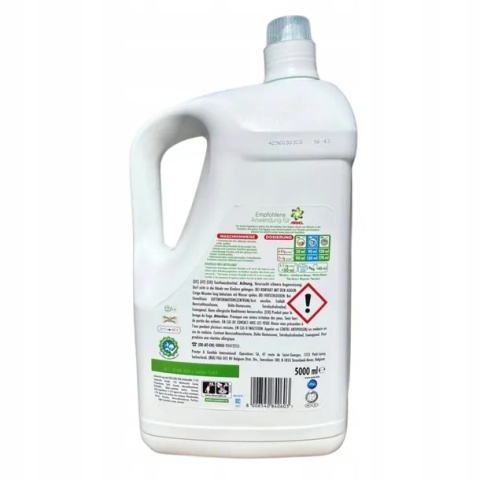 ARIEL PŁYN ŻEL DO PRANIA UNIVERSAL+ NOWA FORMULA XXL Niemiecki 100 Prań 5L