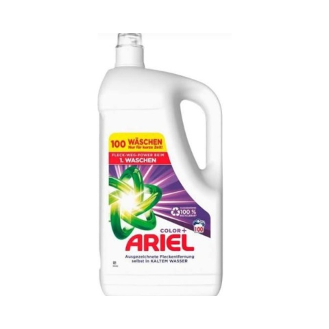 ARIEL PŁYN ŻEL DO PRANIA COLOR+ NOWA FORMULA XXL Niemiecki 100 Prań 5L