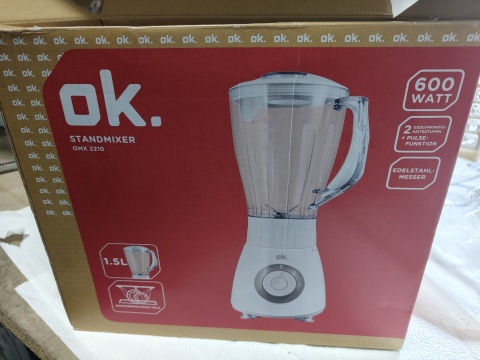 Blender kielichowy OK. biały