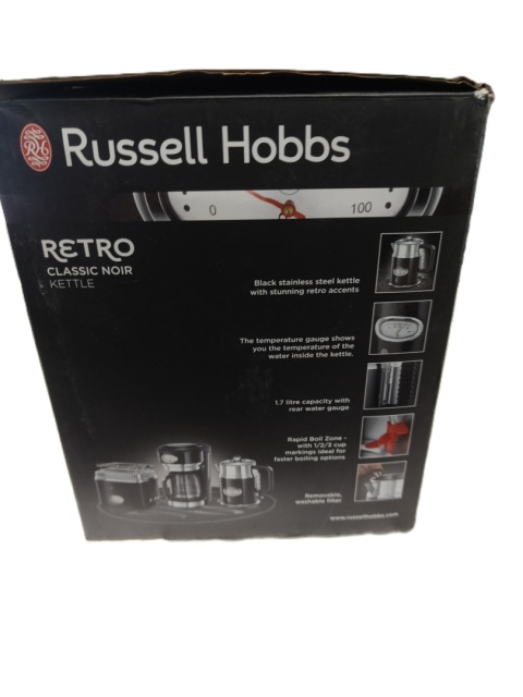 Czajnik elektryczny Russell Hobbs Retro Noir 2400W 1,7l czarny