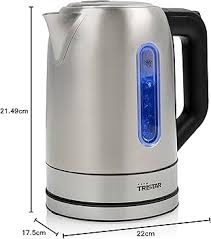 Czajnik elektryczny Tristar WK-1344 stal szlachetna (jedwab matowy) 2200W 1,7l