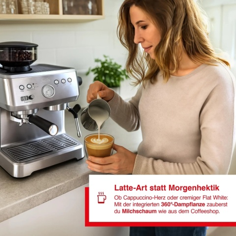 Ekspress do kawy Solis Grind & Infuse Perfetta 2,6l wbudowany młynek 1640W stal nierdzewn