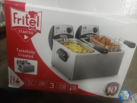 Frytkownica FRITEL Duo Koude Zone 6l z podwójnym koszem regulacja temperatury