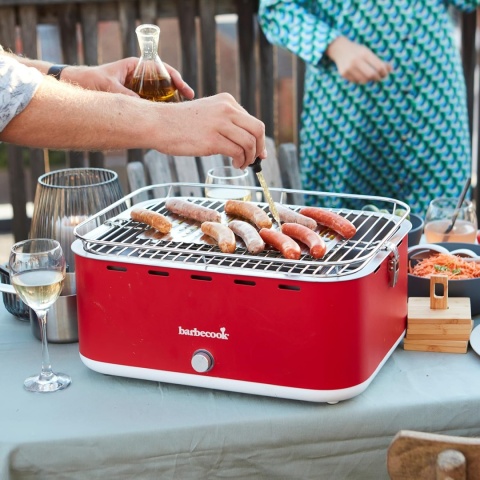 Grill węglowy BARBECOOK 38,5X28,5cm stołowy 6 osób