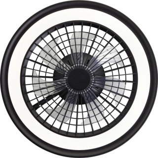 Lampa sufitowa LED BRILLIANT Palmero z wentylatorem 40W czarna pilot