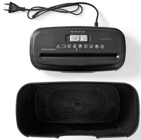 Niszczarka NEDIS 10l automatyczny Start/Stop, funkcja cofania