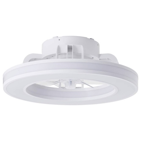 Lampa sufitowa LED Brilliant Mandello z wentylatorem 26W biała pilot