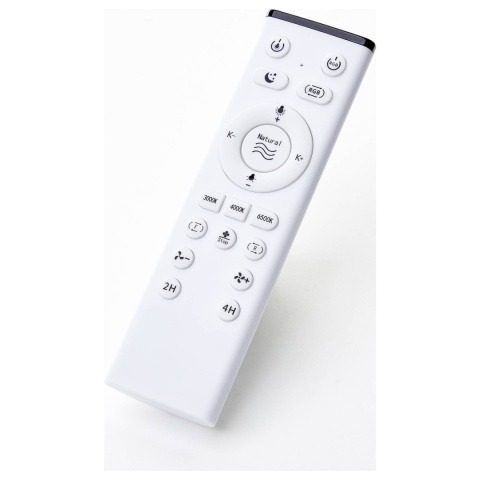 Lampa sufitowa LED Brilliant Mandello z wentylatorem 26W biała pilot