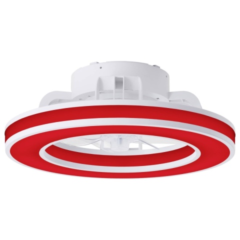 Lampa sufitowa LED Brilliant Mandello z wentylatorem 26W biała pilot