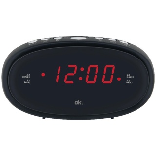 Radiobudzik OK. budzenie za pomocą radia na kabel i baterie