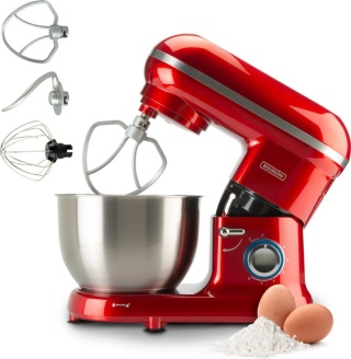 Robot kuchenny mikser Bourgini Classic Kitchen Chef Red 1300W czerwony