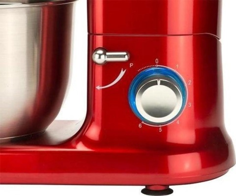Robot kuchenny mikser Bourgini Classic Kitchen Chef Red 1300W czerwony