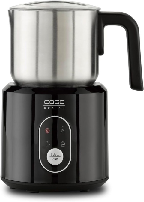 Spieniacz do mleka na ciepło i na zimno- CASO Crema & Choco Black