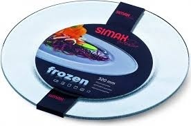 Talerz szklany Simax FROZEN 250mm żaroodporny