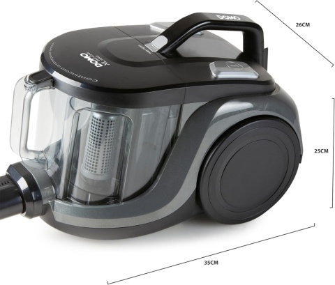 Odkurzacz Bezworkowy DOMO DO7295S Czarny