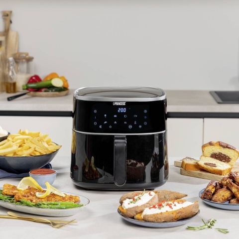 Frytkownica beztłuszczowa XXL Air Fryer Princess 01.182254.01.001 cyfrowa 8l 1800W